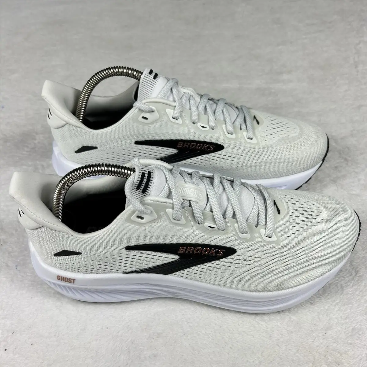 Brooks shoes - Brooks Ghost 18 - Ghost - 1204821B105 - White (UPC: 0195394872668) 8