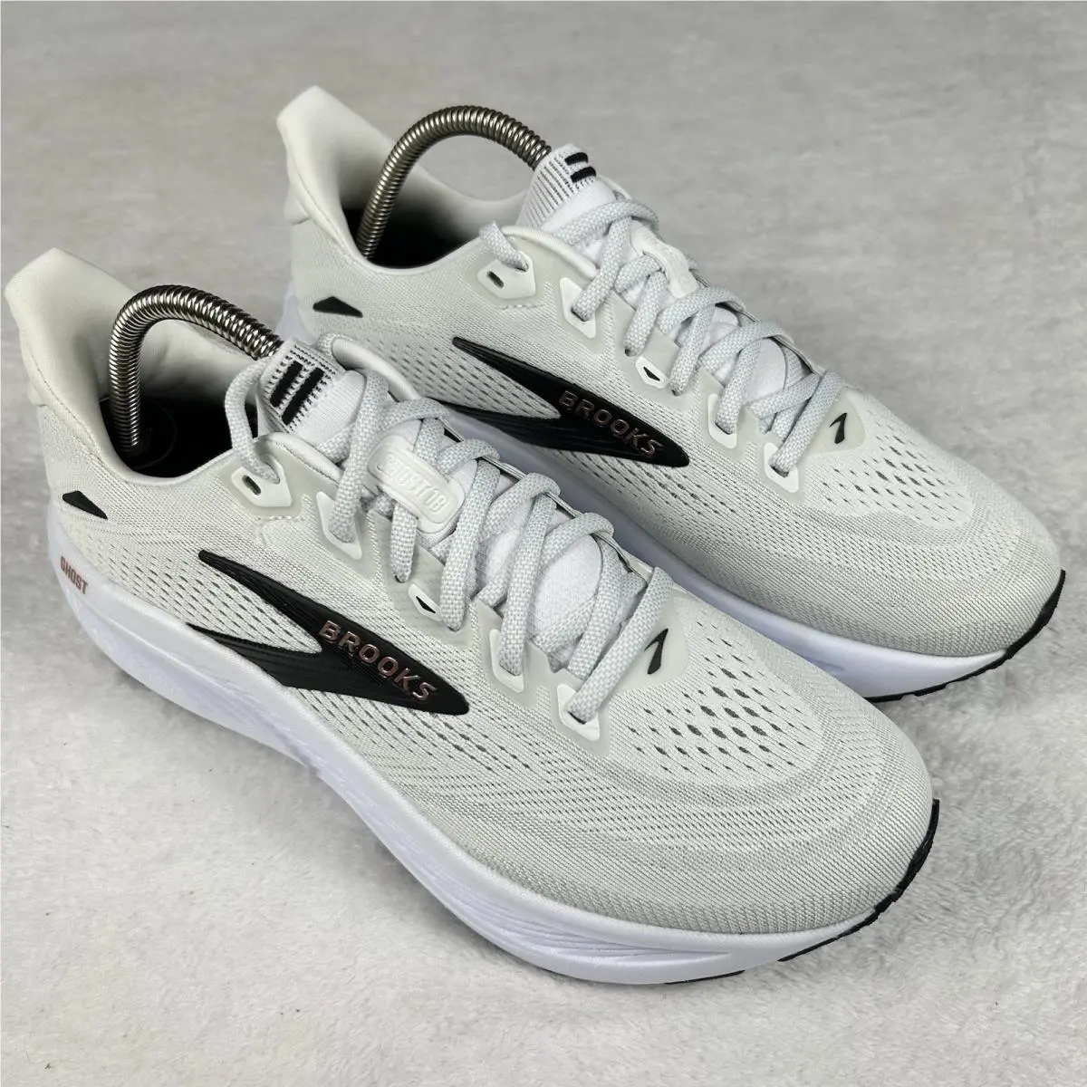 Brooks shoes - Brooks Ghost 18 - Ghost - 1204821B105 - White (UPC: 0195394872668) 7