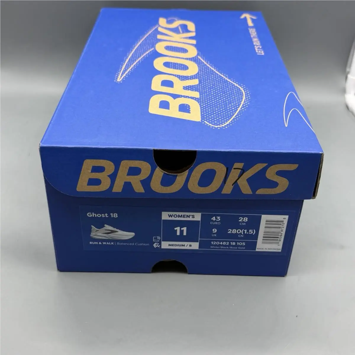 Brooks shoes - Brooks Ghost 18 - Ghost - 1204821B105 - White (UPC: 0195394872705) 13