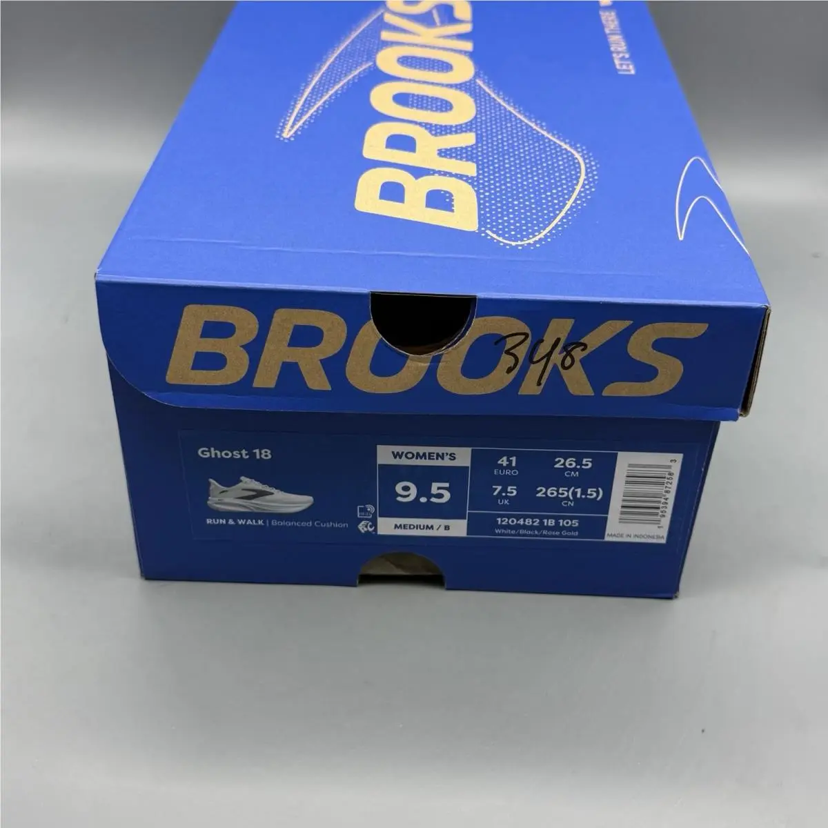 Brooks shoes - Brooks Ghost 18 - Ghost - 1204821B105 - White (UPC: 0195394872583) 13