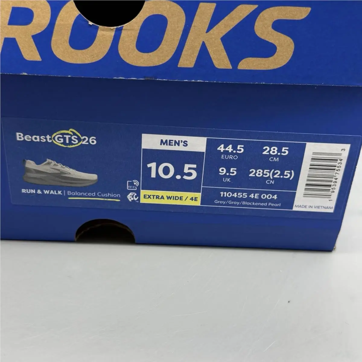 Brooks shoes - Brooks Beast GTS 26 - Beast GTS - 1104554E004 - Gray (UPC: 0195394755343) 12