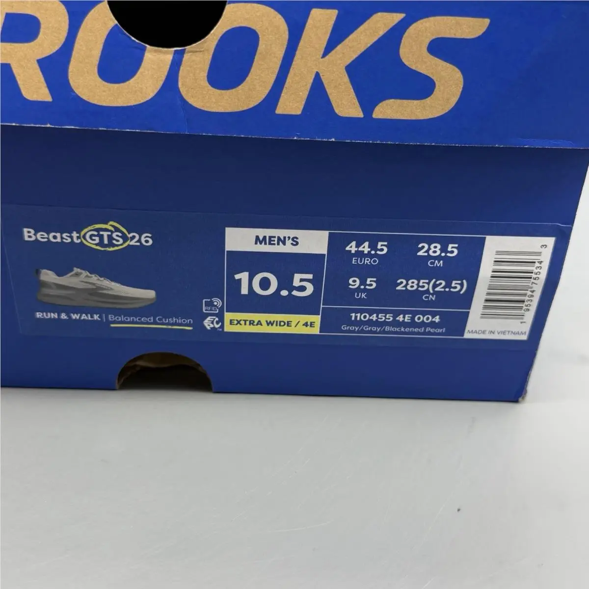 Brooks shoes - Brooks Beast GTS 26 - Beast GTS - 1104554E004 - Gray (UPC: 0195394755343) 12