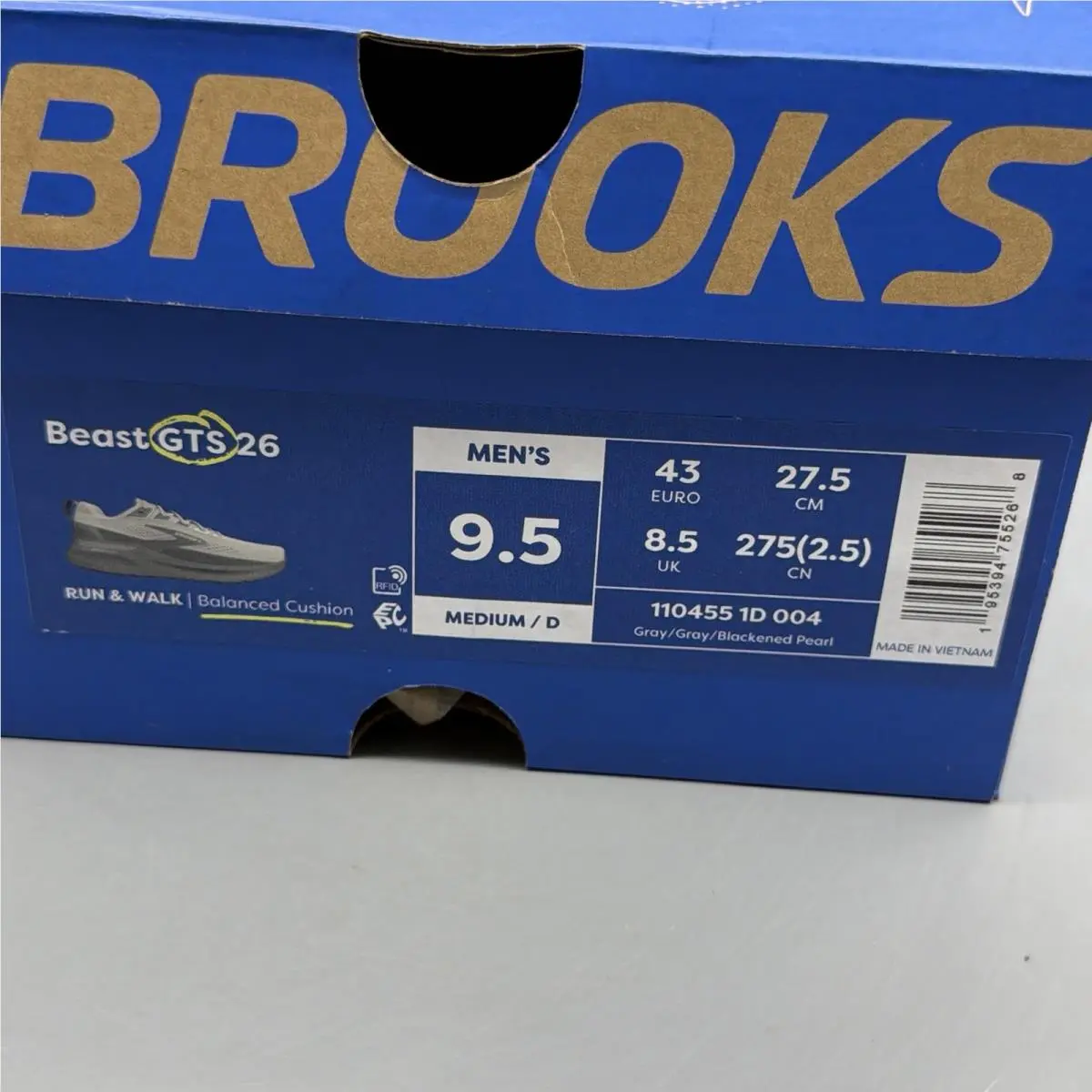 Brooks shoes - Brooks Beast GTS 26 - Beast GTS - 1104551D004 - Gray (UPC: 0195394755350) 12