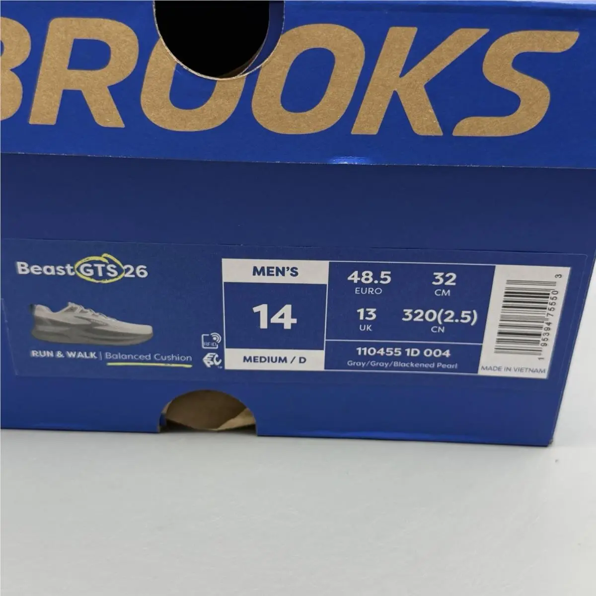 Brooks shoes - Brooks Beast GTS 26 - Beast GTS - 1104551D004 - Gray (UPC: 0195394755503) 12