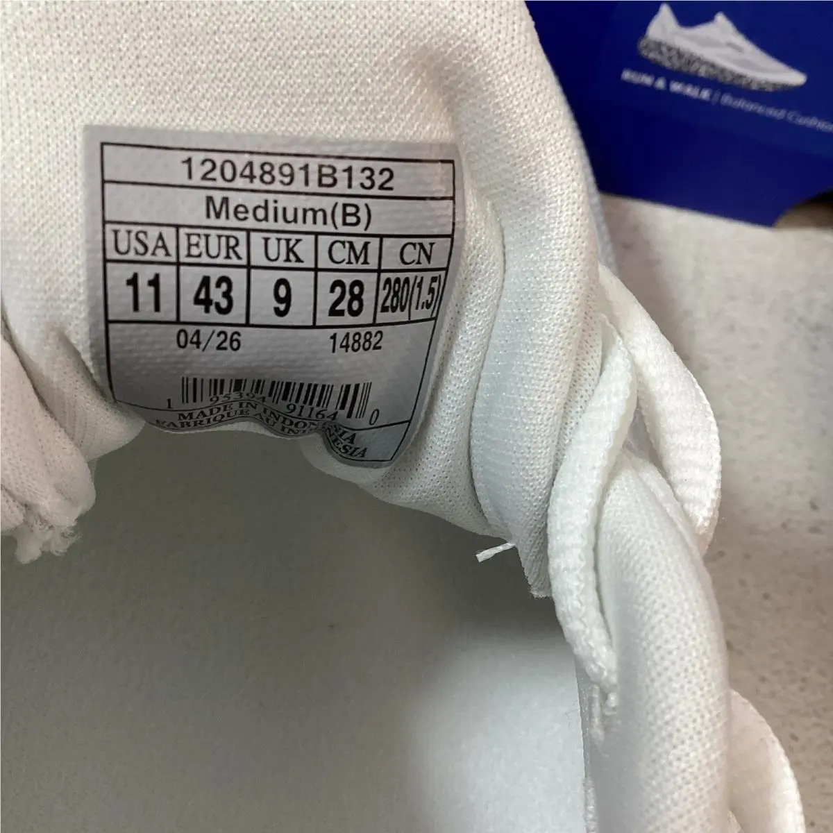 Brooks shoes - Brooks Revel - Revel - 120489 1B 132 - White, Gray, Black (UPC: 195394911640) 5