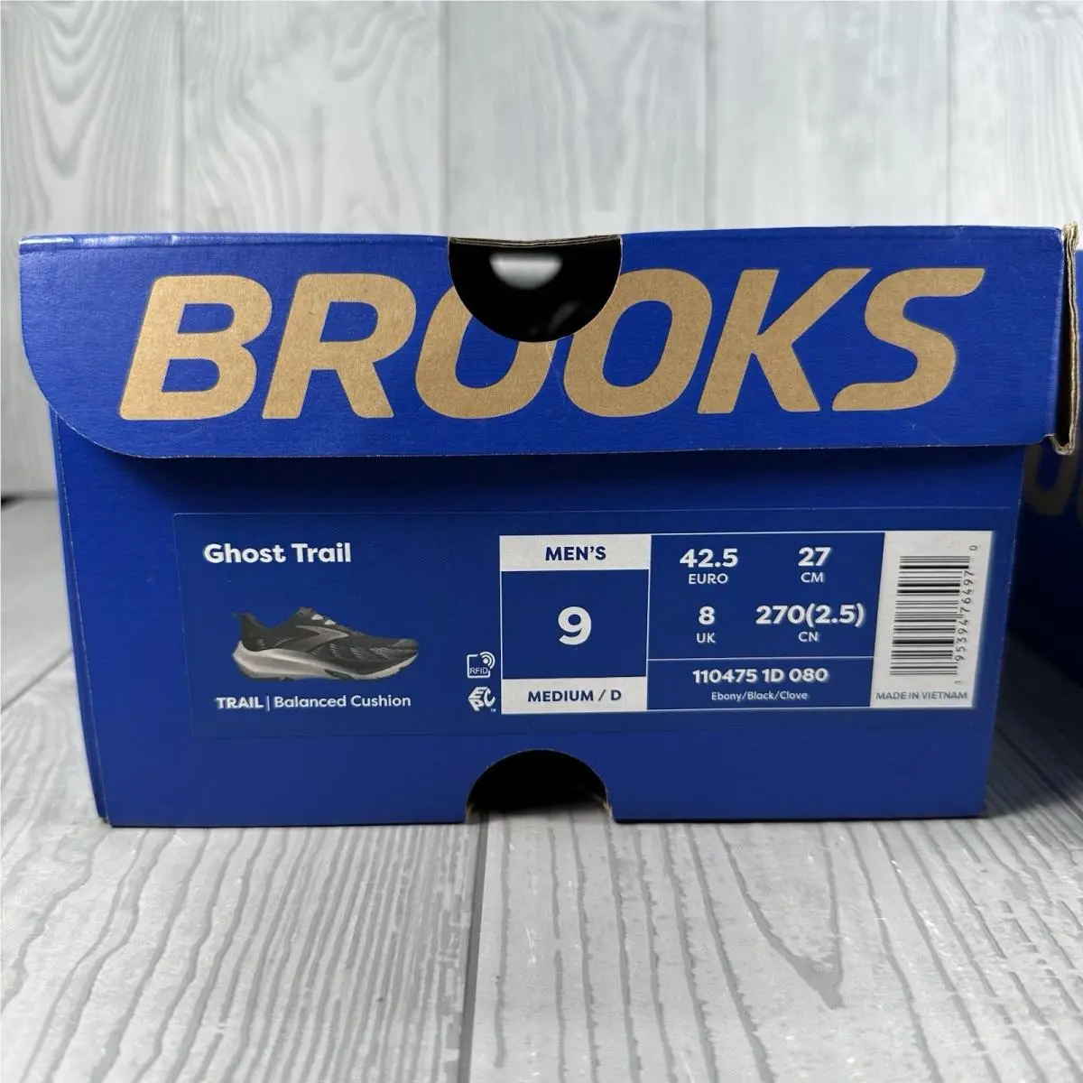 Brooks shoes - Brooks Ghost Trail - Ghost Trail - 1104751D080 - Ebony/Black/Clove (UPC: 0195394764970) 11