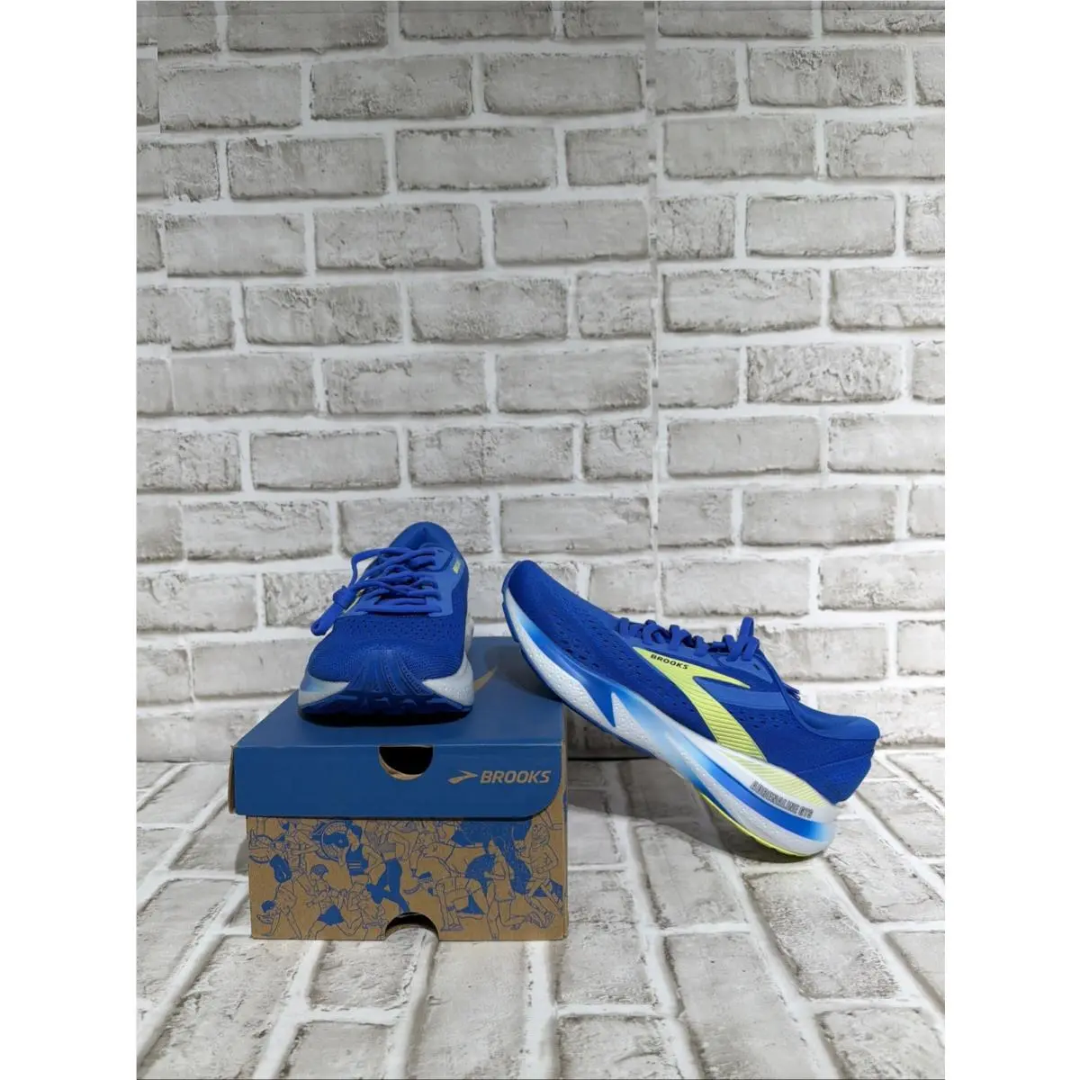 Brooks Adrenaline Gts 24 Cobalt Blue Men Running Shoes 110437 1D 434 Sz 8.5