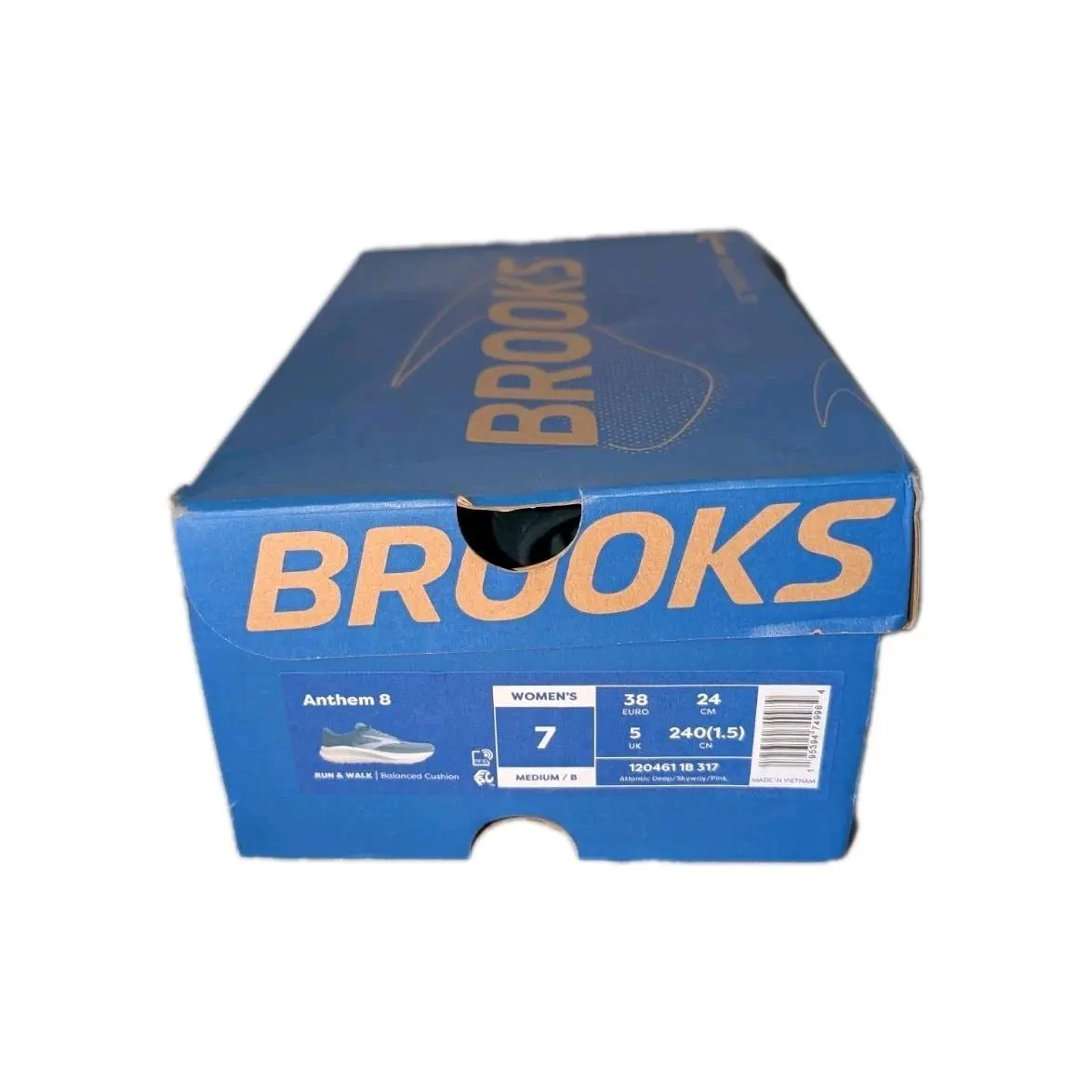 Brooks shoes - Anthem 8 - Anthem - 1204611B-317 - Atlantic Deep Skyway Pink (UPC: 0195394749984) 7