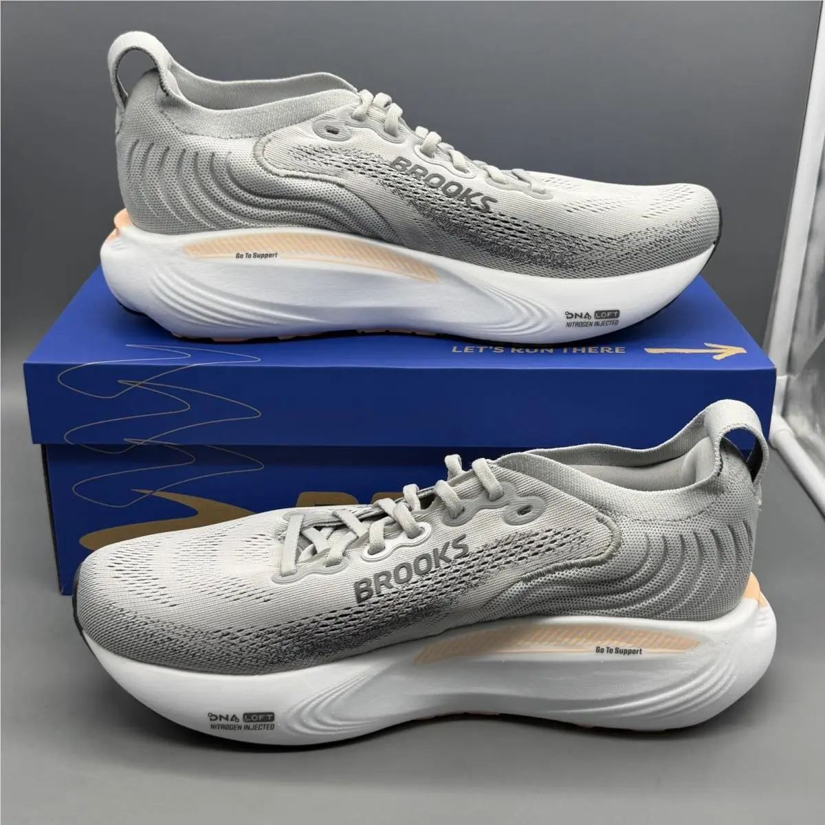 Brooks shoes - Brooks Adrenaline GTS 25 - Adrenaline GTS - 1204431B032 - Gray (UPC: 0195394666090) 1