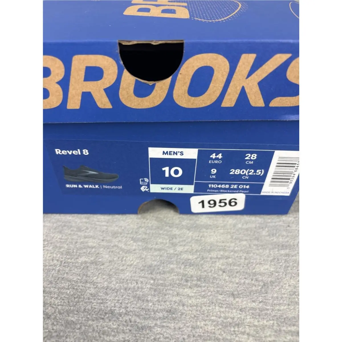 Brooks shoes - Brooks Revel - Revel - 110468 2E 014 - Black 8
