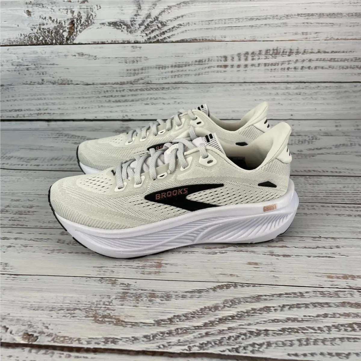 Brooks shoes - Brooks Ghost - Ghost - White (UPC: 195394872309) 4