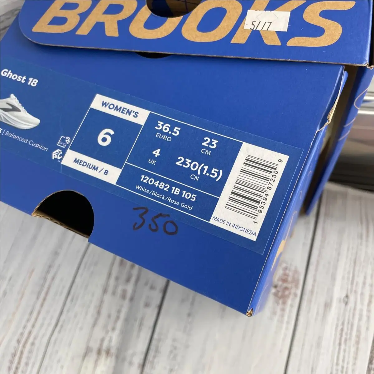 Brooks shoes - Brooks Ghost - Ghost - White (UPC: 195394872309) 9