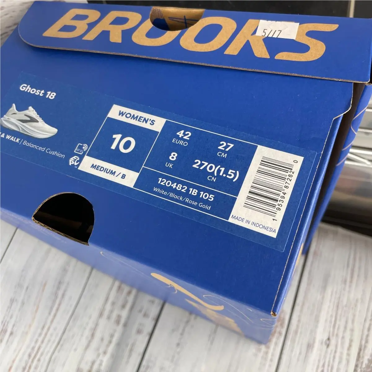 Brooks shoes - Brooks Ghost - Ghost - White (UPC: 195394872620) 9