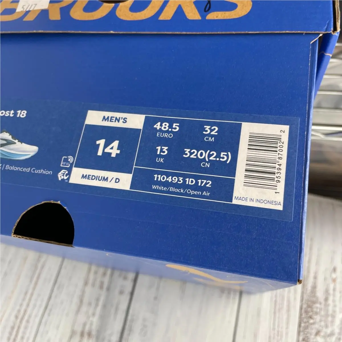 Brooks shoes - Brooks Ghost - Ghost - Blue (UPC: 195394870022) 9