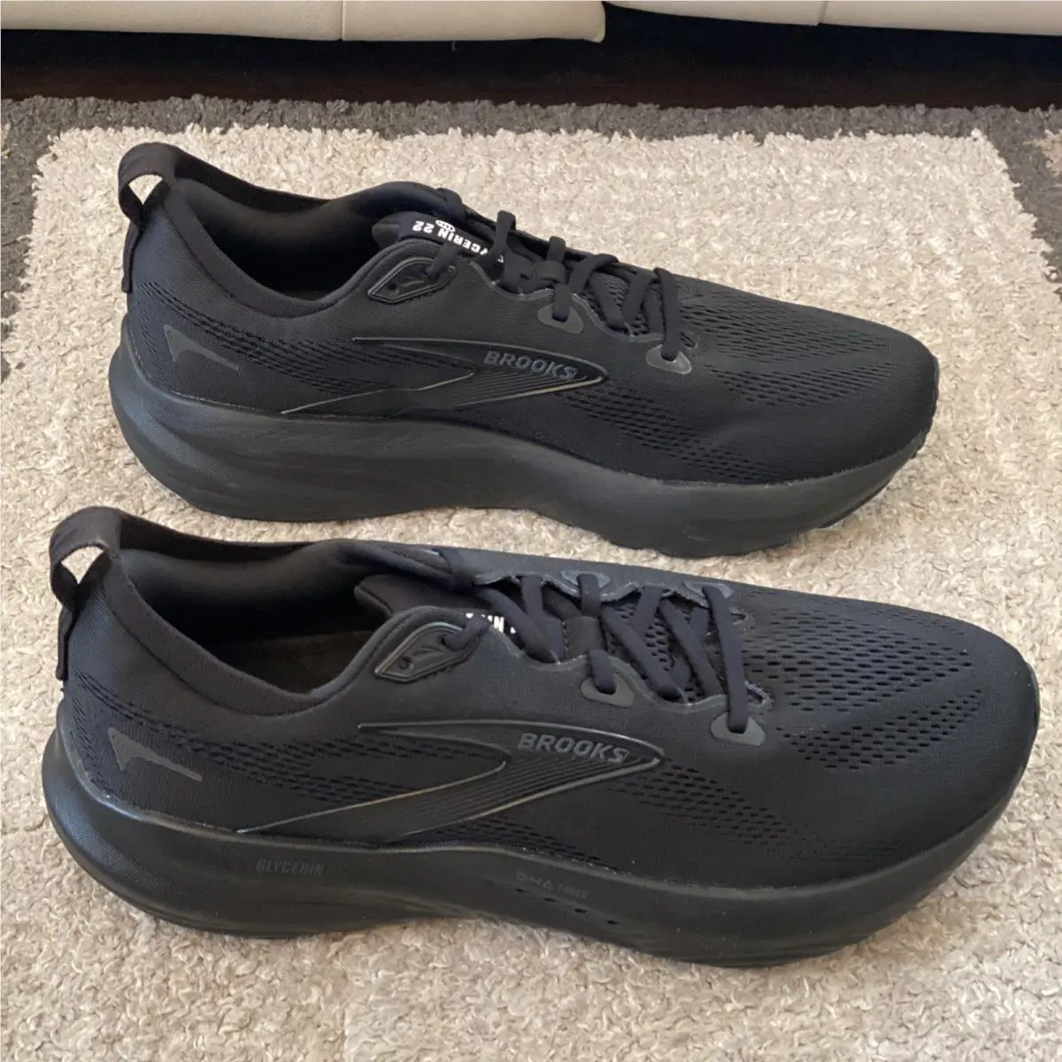 Brooks Glycerin 22 Dna Tuned Lace up Sneakers Men’s Size 12.5 D