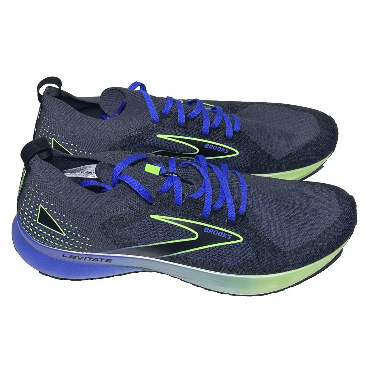 Brooks shoes - Brooks Levitate 5 - Levitate - 110372-1D-019 - Ebony/Gecko/Dazzling 1