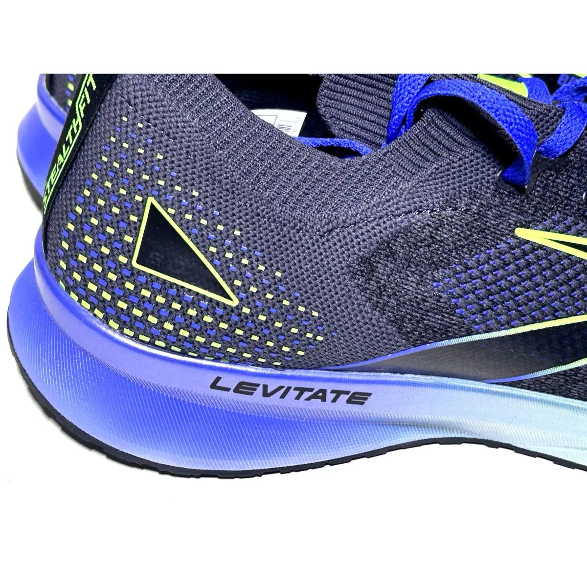 Brooks shoes - Brooks Levitate 5 - Levitate - 110372-1D-019 - Ebony/Gecko/Dazzling 5