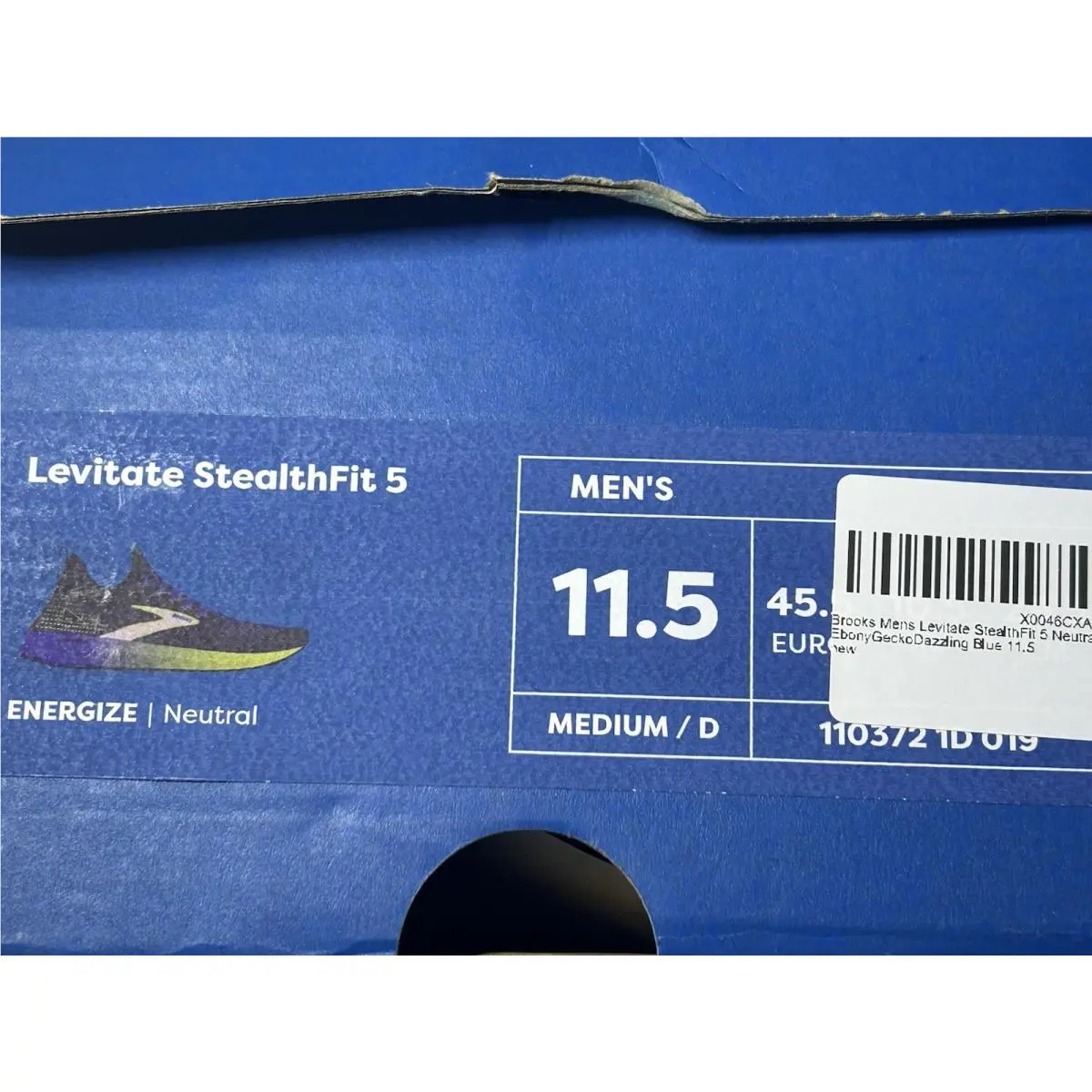Brooks shoes - Brooks Levitate 5 - Levitate - 110372-1D-019 - Ebony/Gecko/Dazzling 10