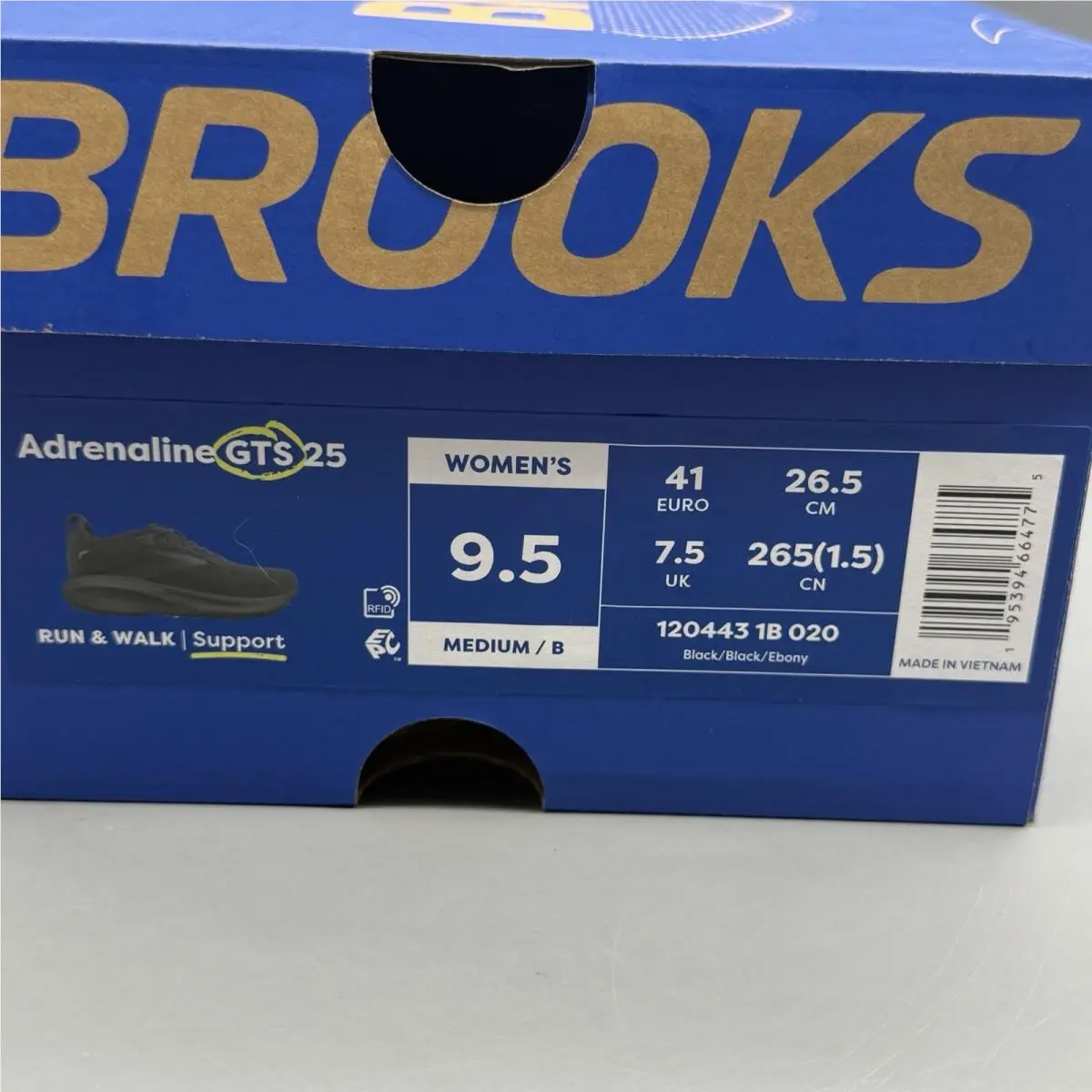 Brooks shoes - Brooks Adrenaline GTS 25 - Adrenaline GTS - 1204431B693 - Black (UPC: 0195394664775) 12