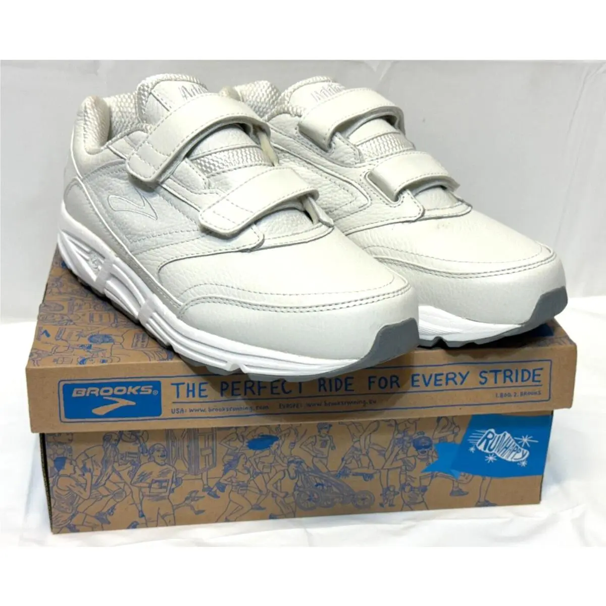 Brooks Addiction Walker V-strap 2 Men`s Walking Shoes 110040 Size 9 Wide