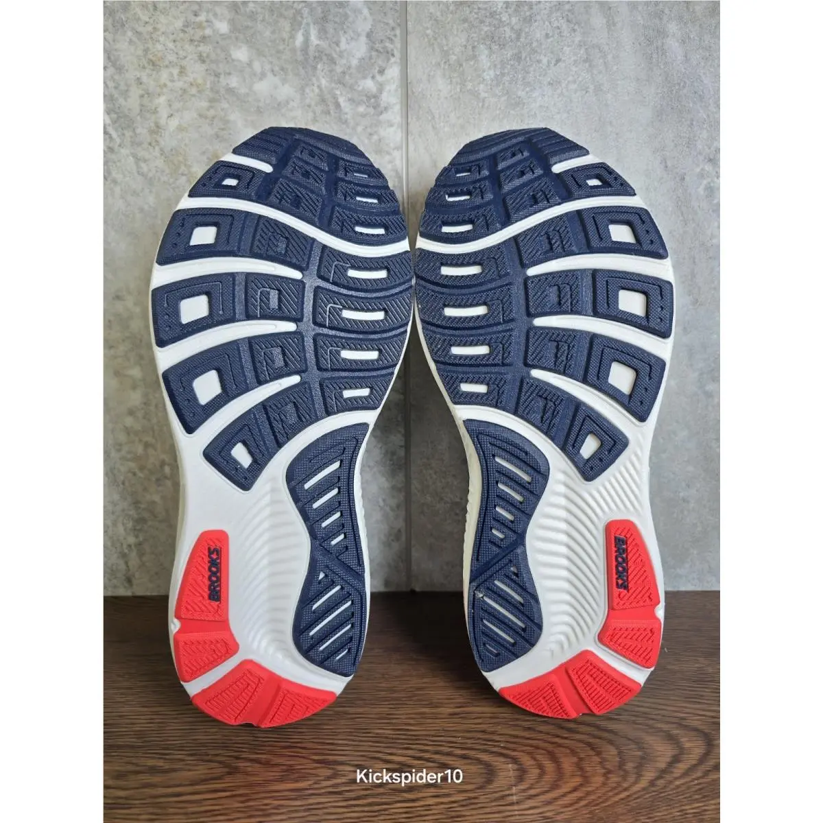 Brooks shoes - Brooks Kraken x Ghost 17 - 1105281D424 - Navy/Ice/Red 8