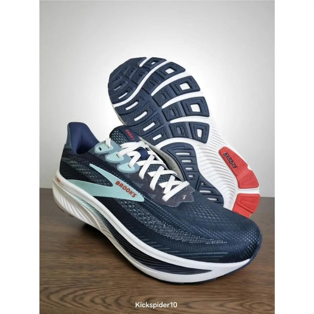 Brooks shoes - Brooks Kraken x Ghost 17 - 1105281D424 - Navy/Ice/Red 0