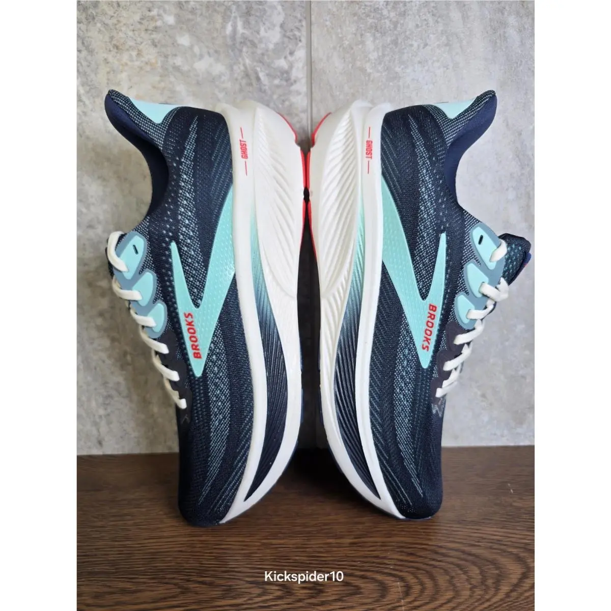 Brooks shoes - Brooks Kraken x Ghost 17 - 1105281D424 - Navy/Ice/Red 5