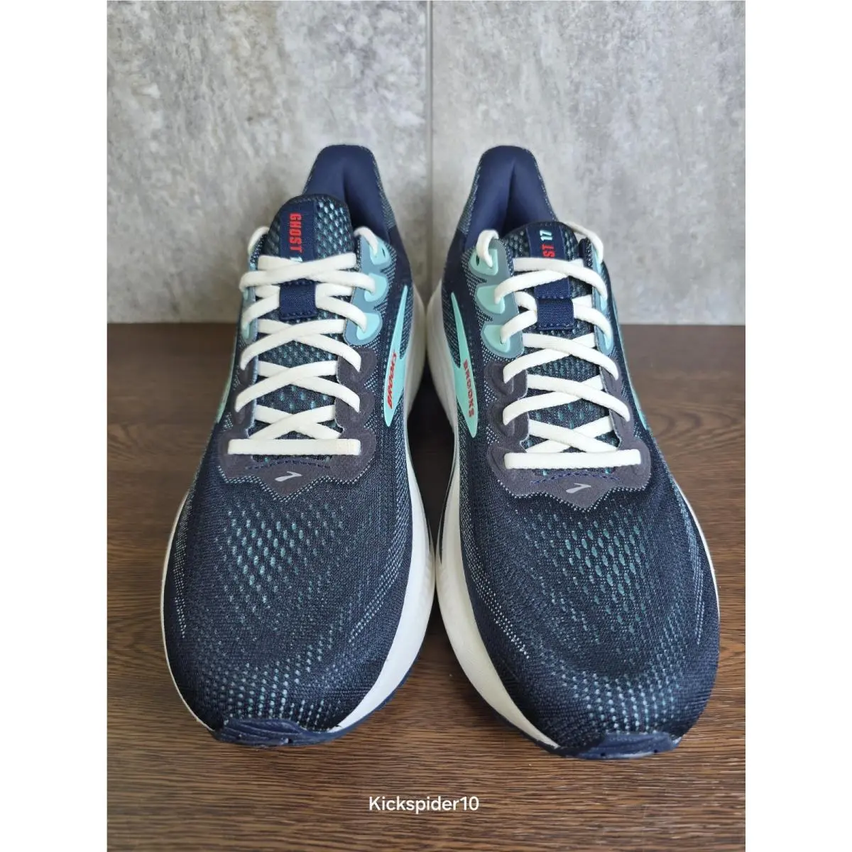 Brooks shoes - Brooks Kraken x Ghost 17 - 1105281D424 - Navy/Ice/Red 6