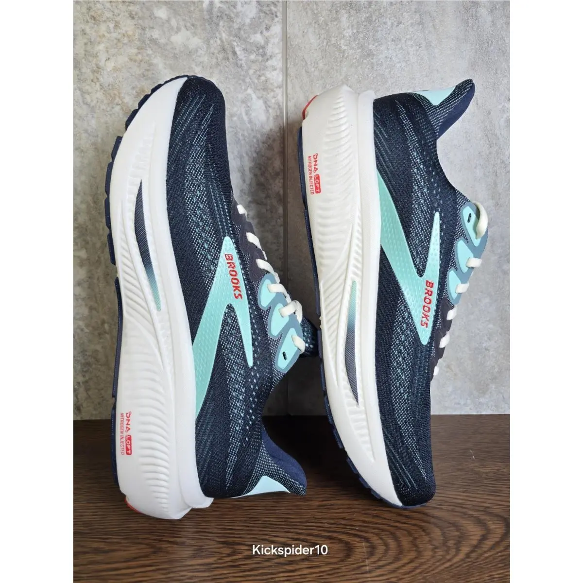 Brooks shoes - Brooks Kraken x Ghost 17 - 1105281D424 - Navy/Ice/Red 7