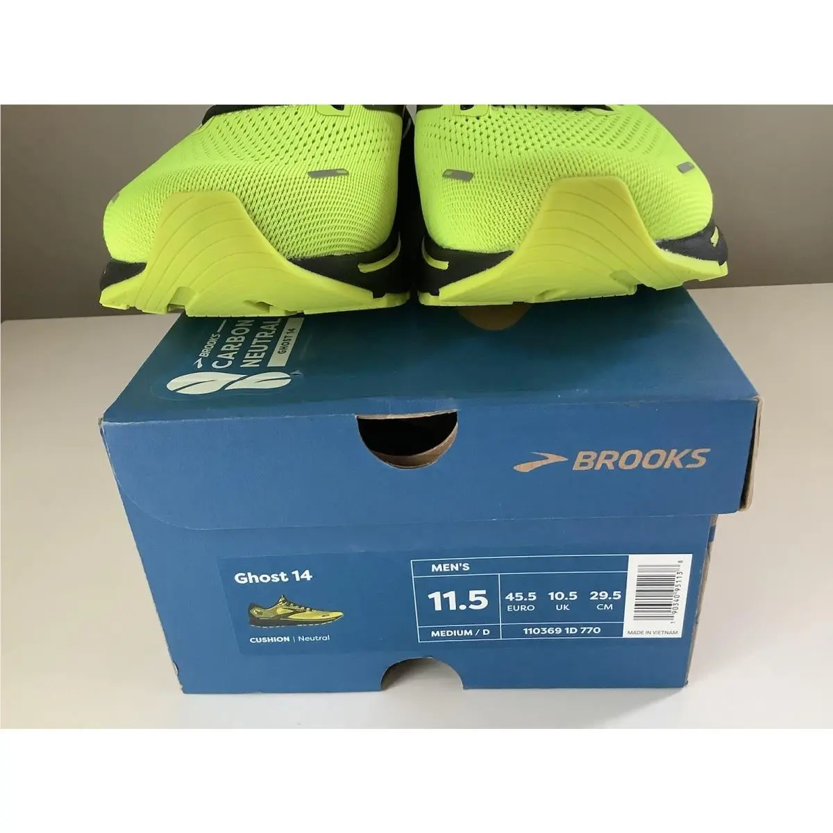 Brooks shoes - Brooks Ghost 14 - Ghost - Yellow 3