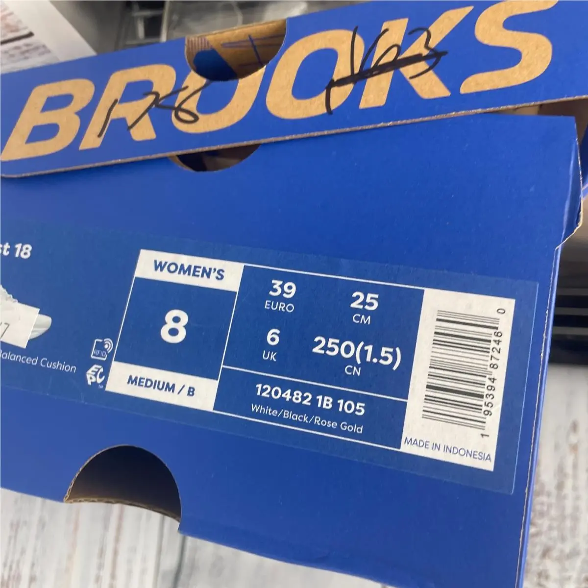Brooks shoes - Brooks Ghost - Ghost - White (UPC: 195394872460) 9