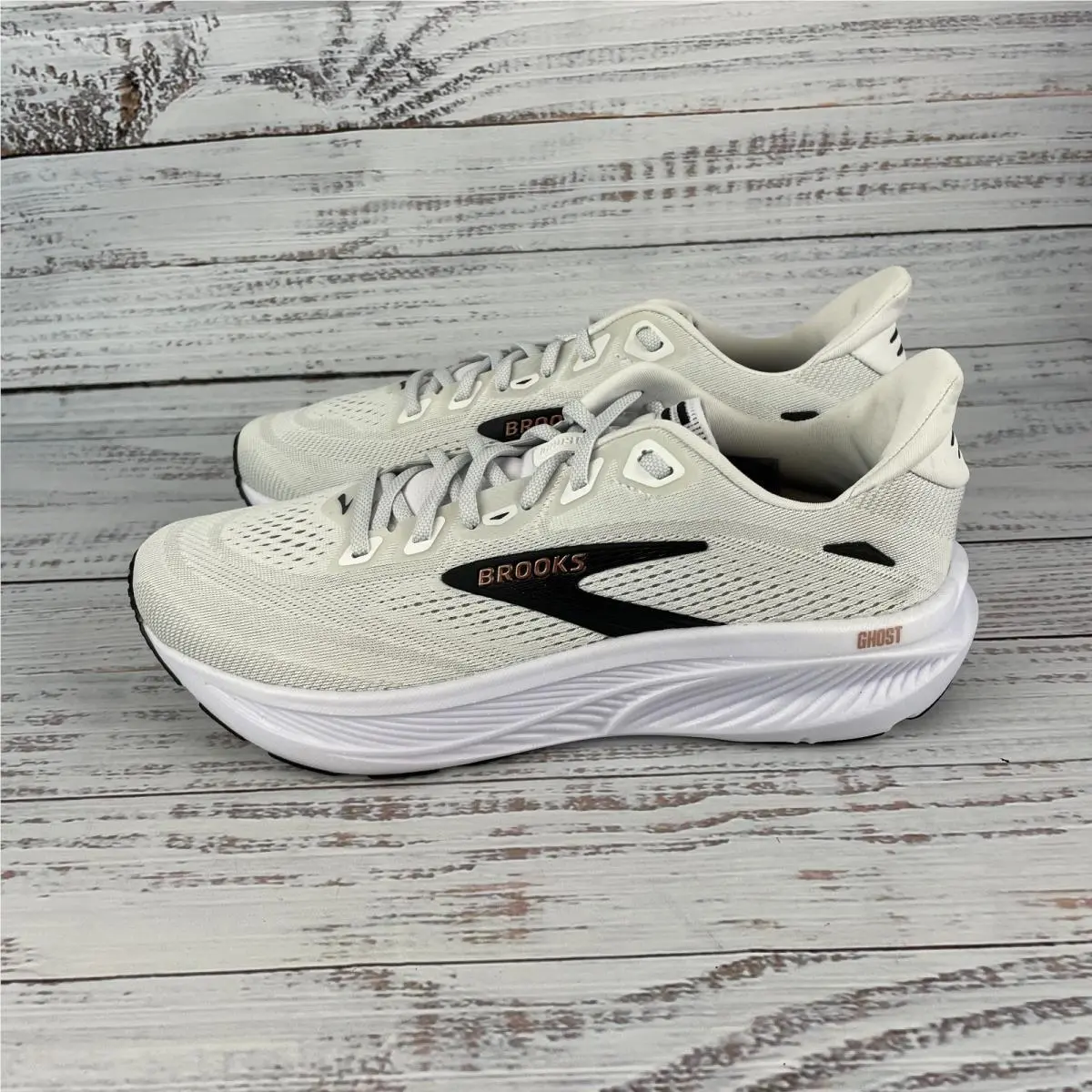 Brooks shoes - Brooks Ghost - Ghost - White (UPC: 195394872705) 4