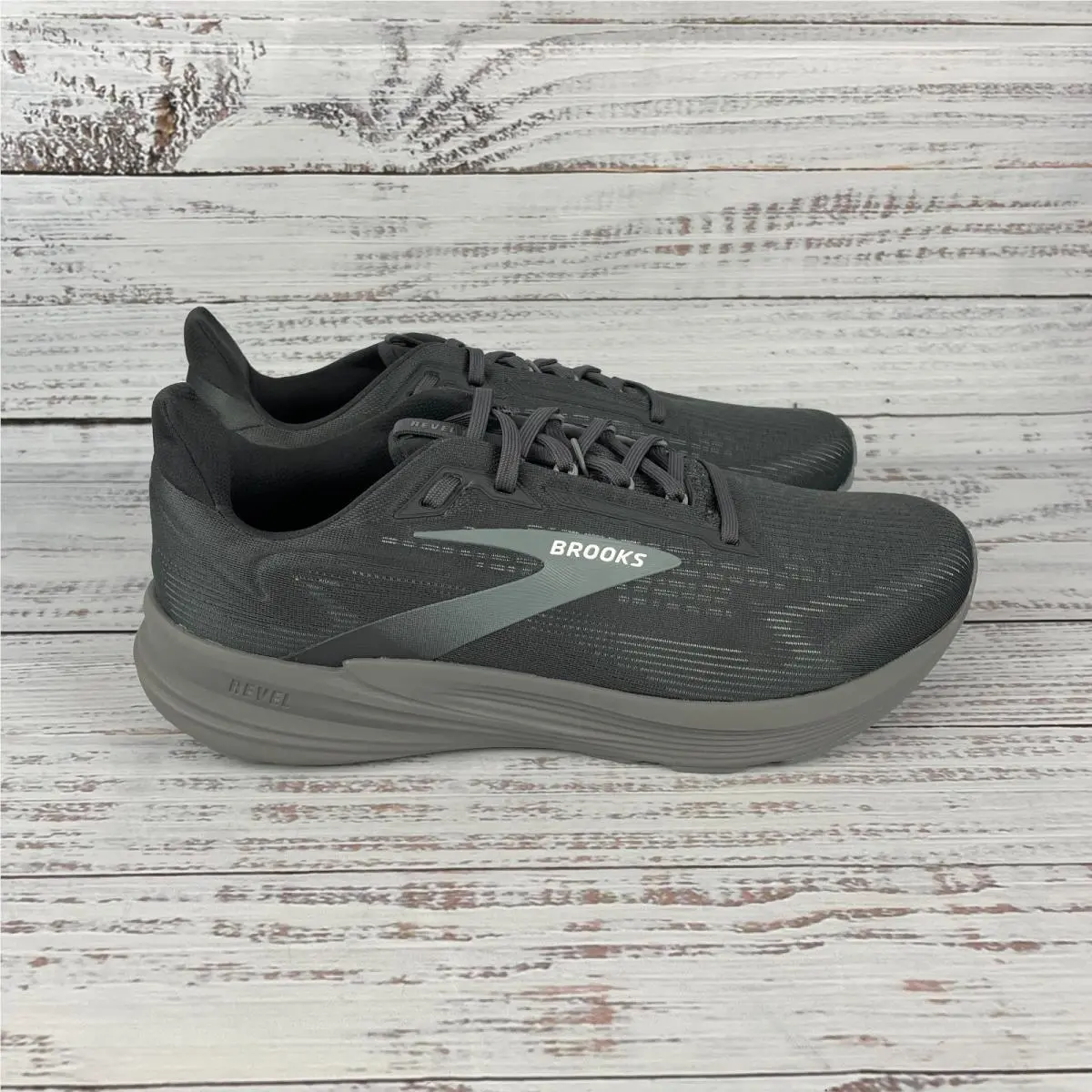 Brooks shoes - Brooks Revel 8 - Revel - Gray (UPC: 195394684599) 2