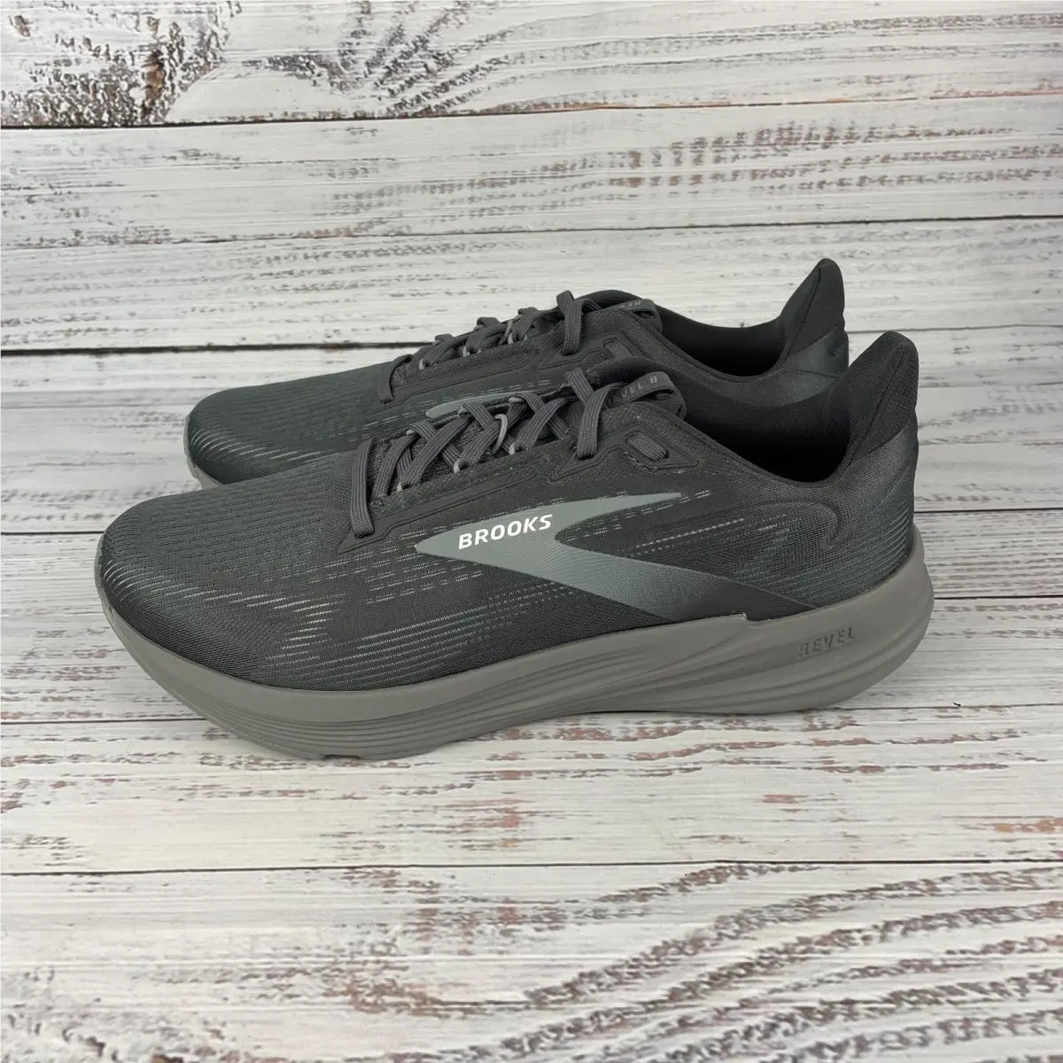 Brooks shoes - Brooks Revel 8 - Revel - Gray (UPC: 195394684599) 4