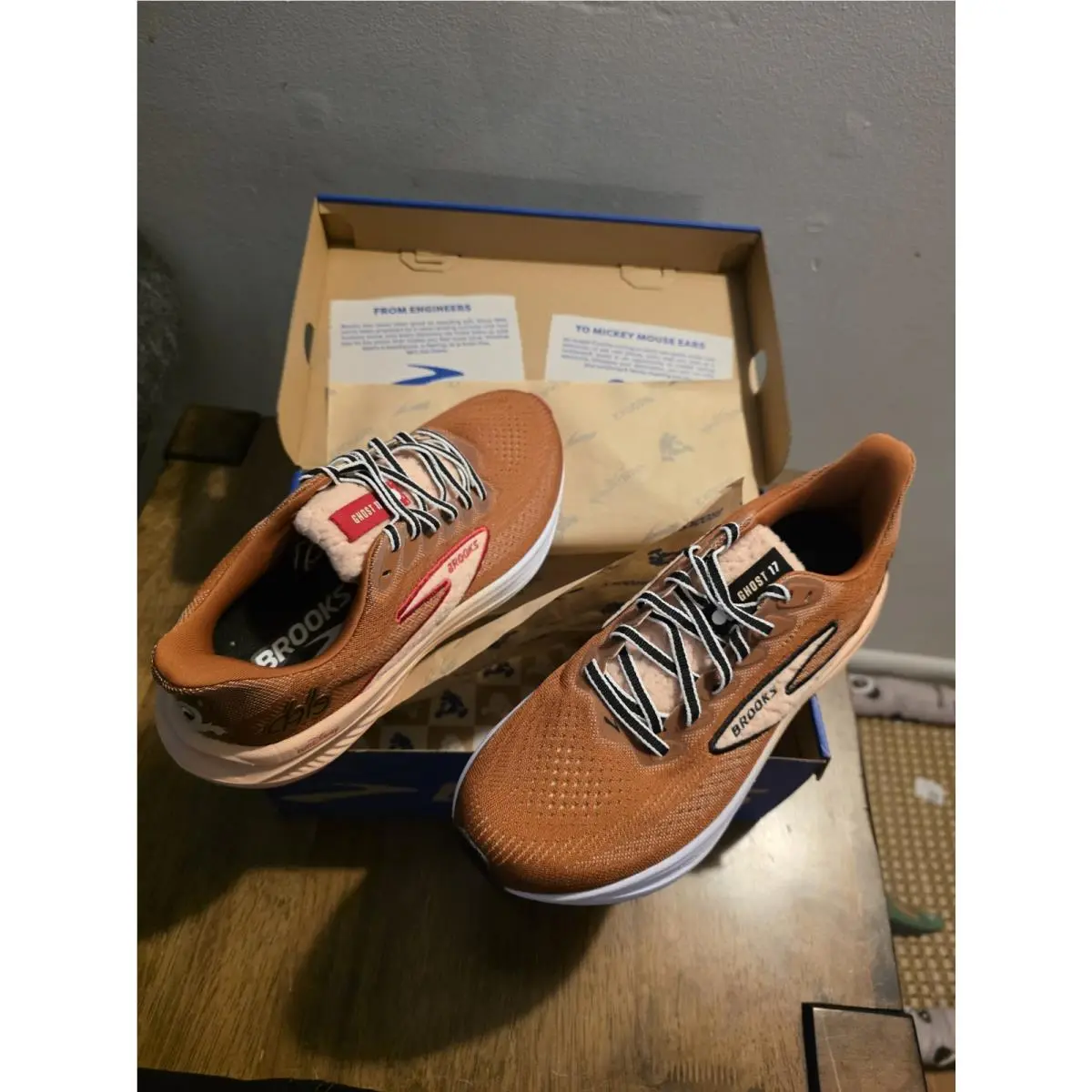 Brooks X Run Disney 2026 Ghost 17 Chip and Dale Shoes Womens Size 9