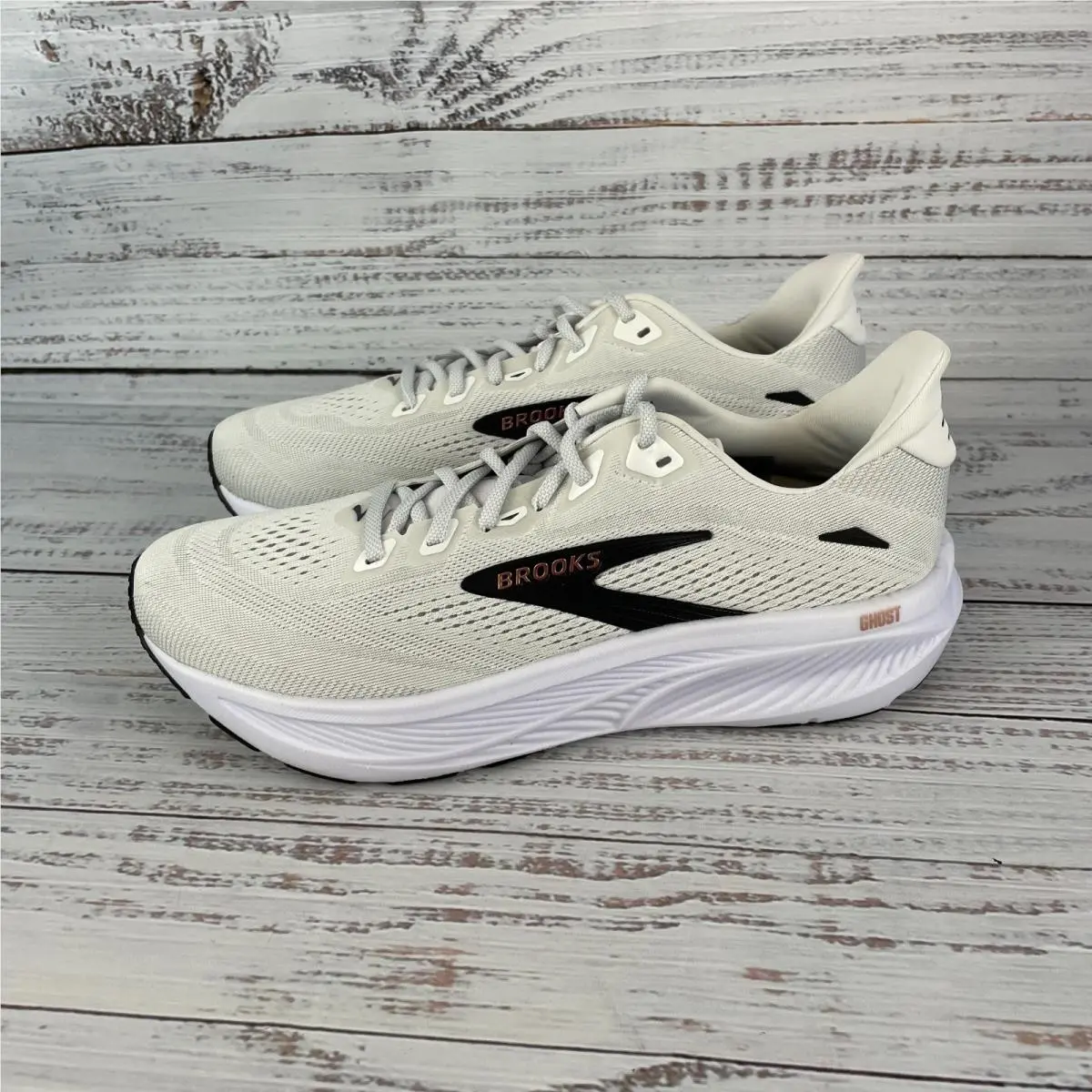 Brooks shoes - Brooks Ghost - Ghost - White (UPC: 195394872743) 4