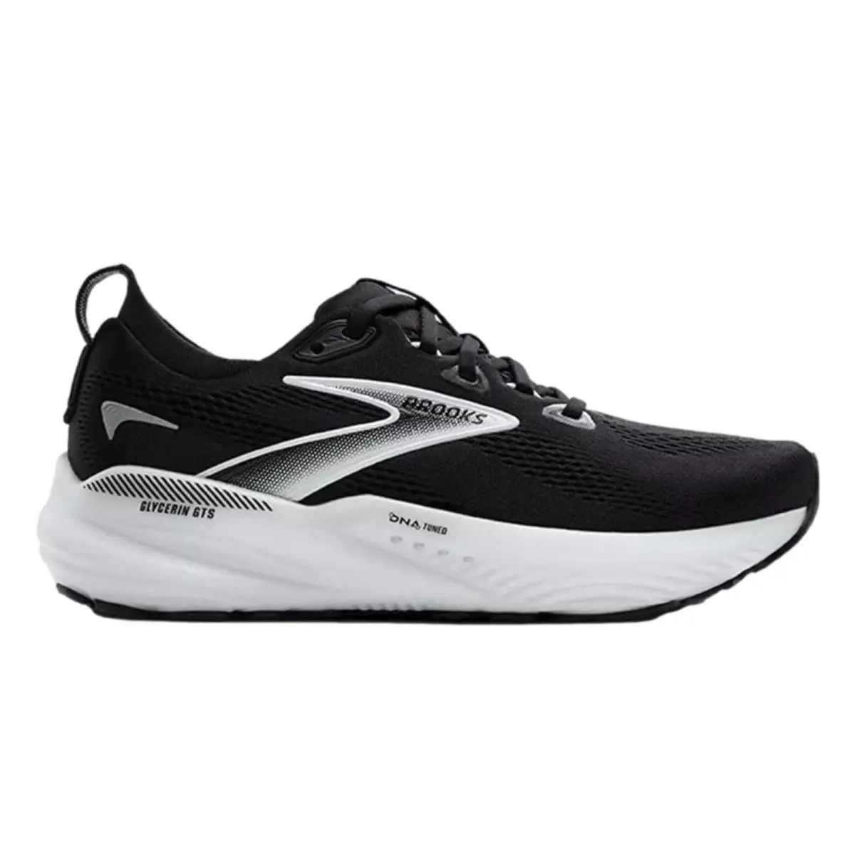 Brooks Glycerin Gts 22 Black / Grey / White 120435 1B 090 Women`s Size 6.5