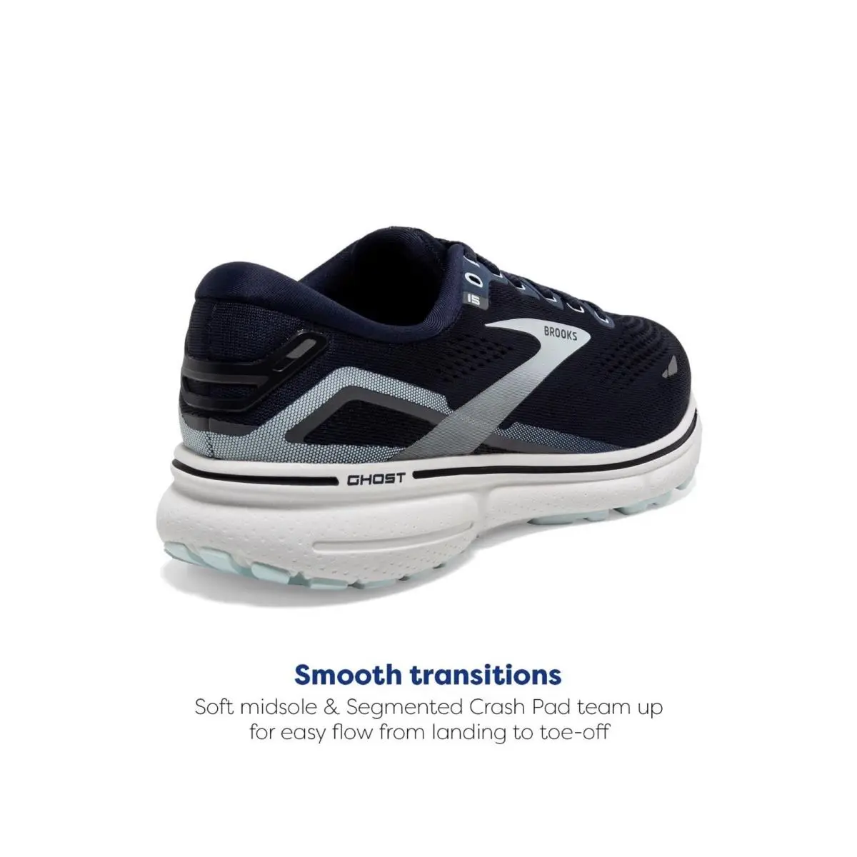 Brooks shoes - Brooks Ghost 15 - Ghost - 1203802E450055 - Peacoat/Pearl/Salt Air (UPC: 195394341775) 0