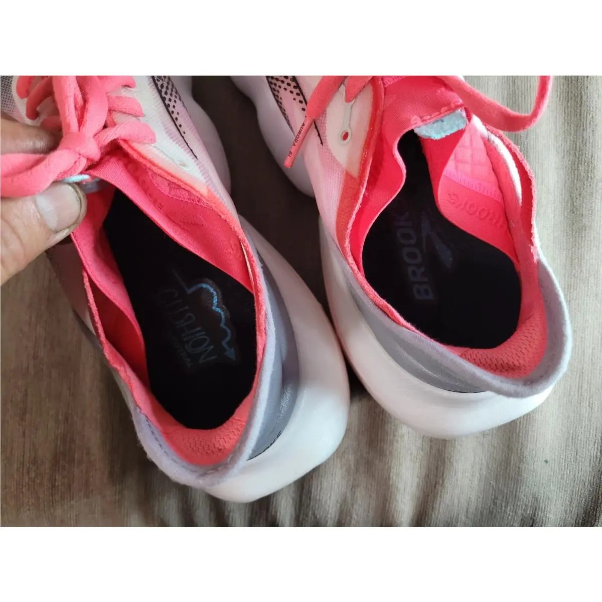Brooks shoes - Brooks Aurora - Aurora - 1203541B068 - Grey/Coral/Black, Manufacturer: Grey/Coral/Black (UPC: 190340948244) 8