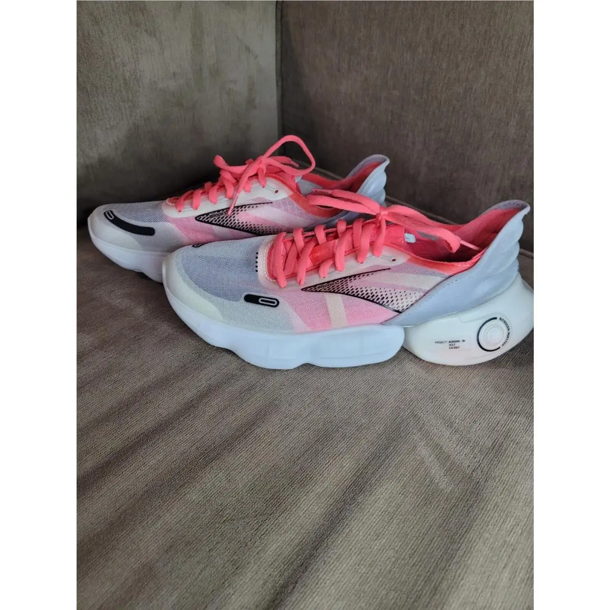 Brooks shoes - Brooks Aurora - Aurora - 1203541B068 - Grey/Coral/Black, Manufacturer: Grey/Coral/Black (UPC: 190340948244) 4