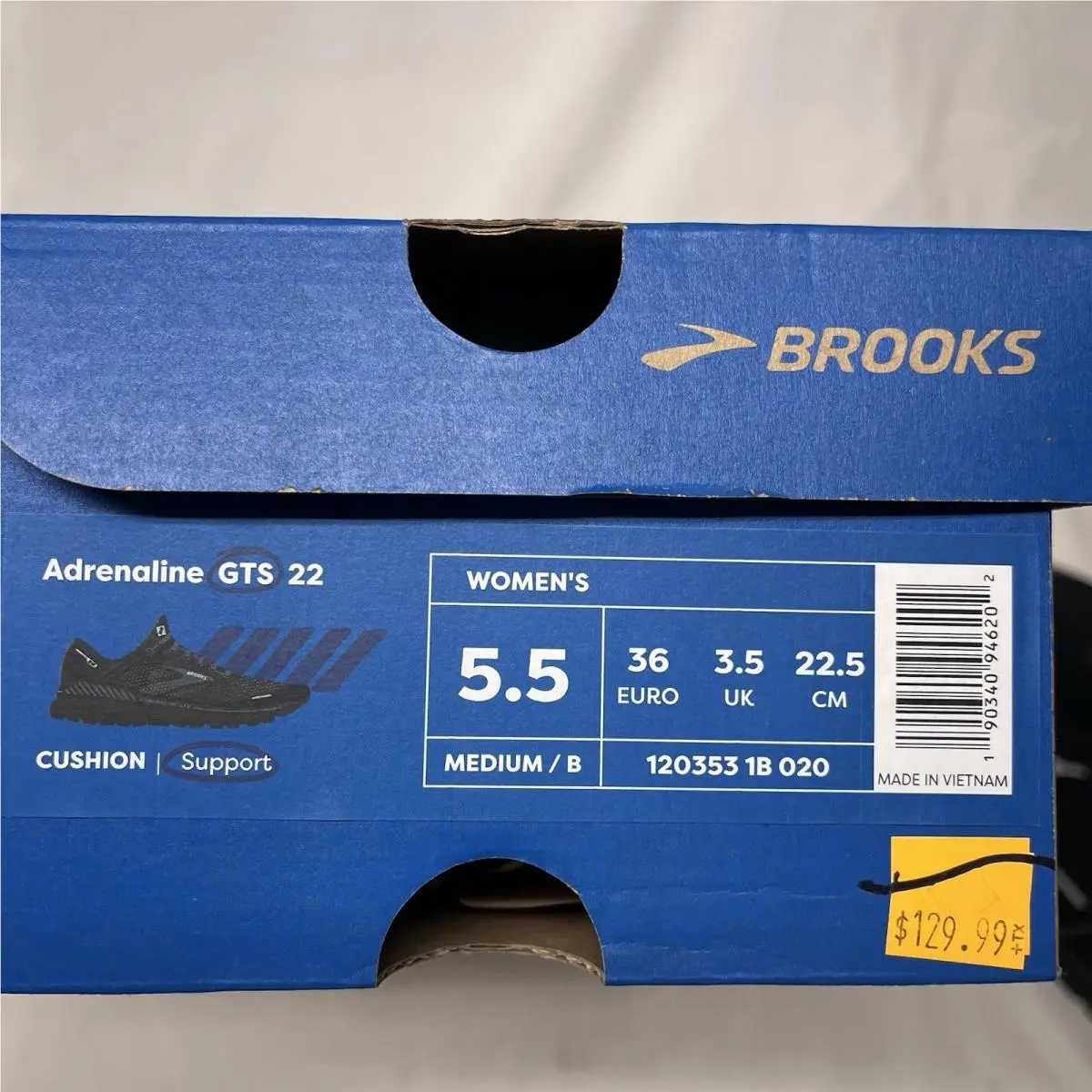 Brooks shoes - Brooks Adrenaline GTS 22 - Adrenaline GTS - 120353-1B-020 - Black (UPC: 190340946202) 0