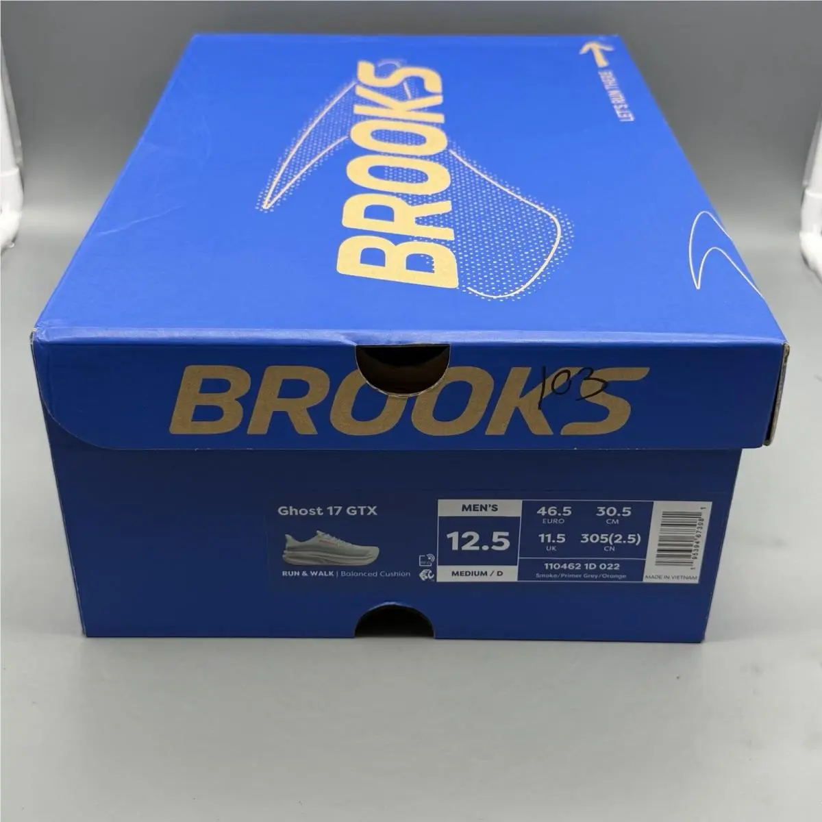 Brooks shoes - Brooks Ghost 17 GTX - Ghost GTX - 1104621D022 - Smoke/Primer Grey/Orange (UPC: 0195394673081) 13