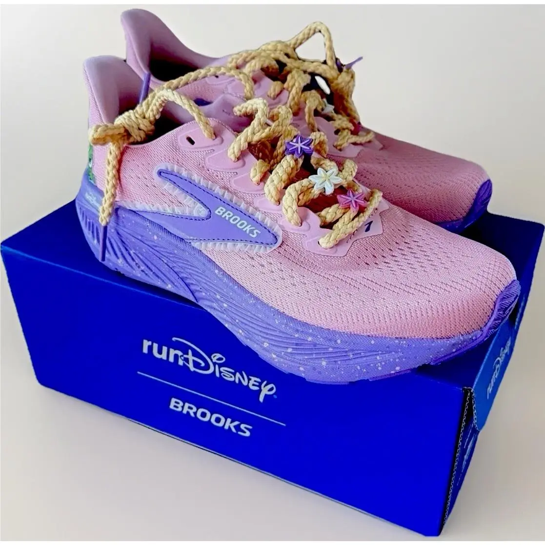 Wdw 2026 Rundisney Brooks Ghost 17 Rapunzel Princess Shoes Womans SZ 8.5 Tangled
