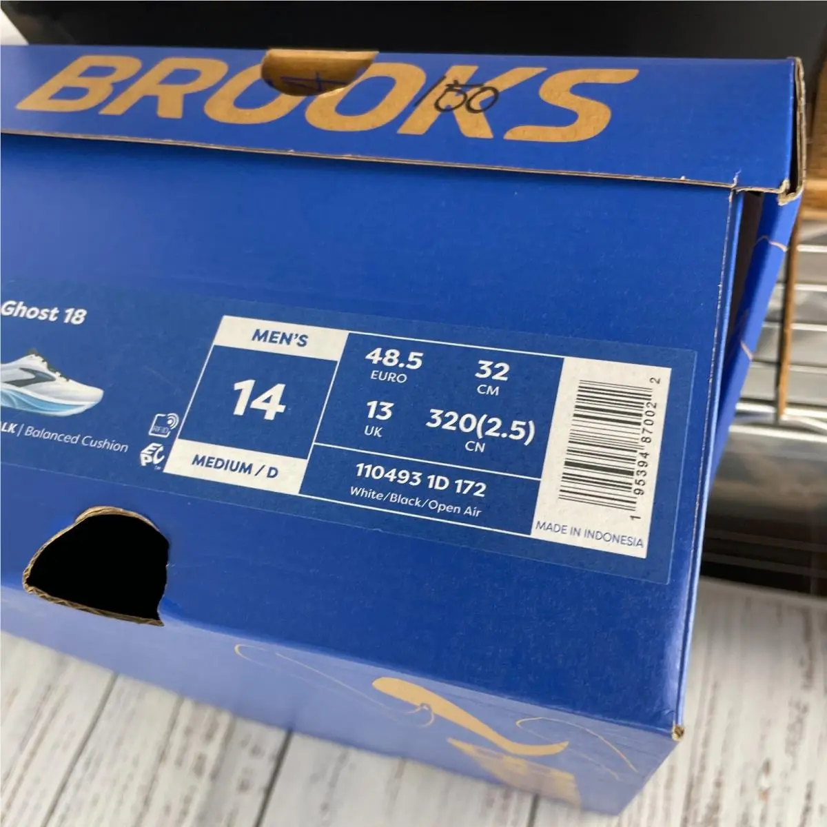 Brooks shoes - Brooks Ghost - Ghost - White (UPC: 195394870022) 9