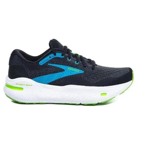 Brooks Ghost Max 110406 1D 060 Black Atomic Blue Jasmine Shoes Men 11.5 D