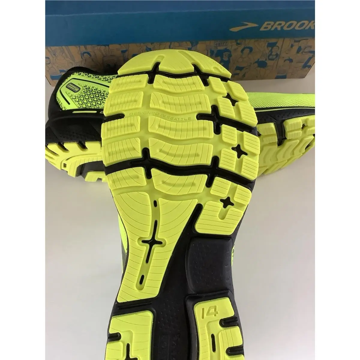 Brooks shoes - Brooks Ghost 14 - Ghost - Yellow 5