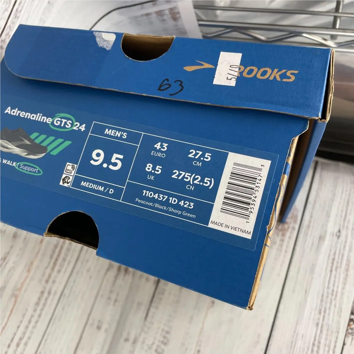 Brooks shoes - Brooks Adrenaline GTS 24 - Adrenaline GTS - Blue (UPC: 195394531473) 10
