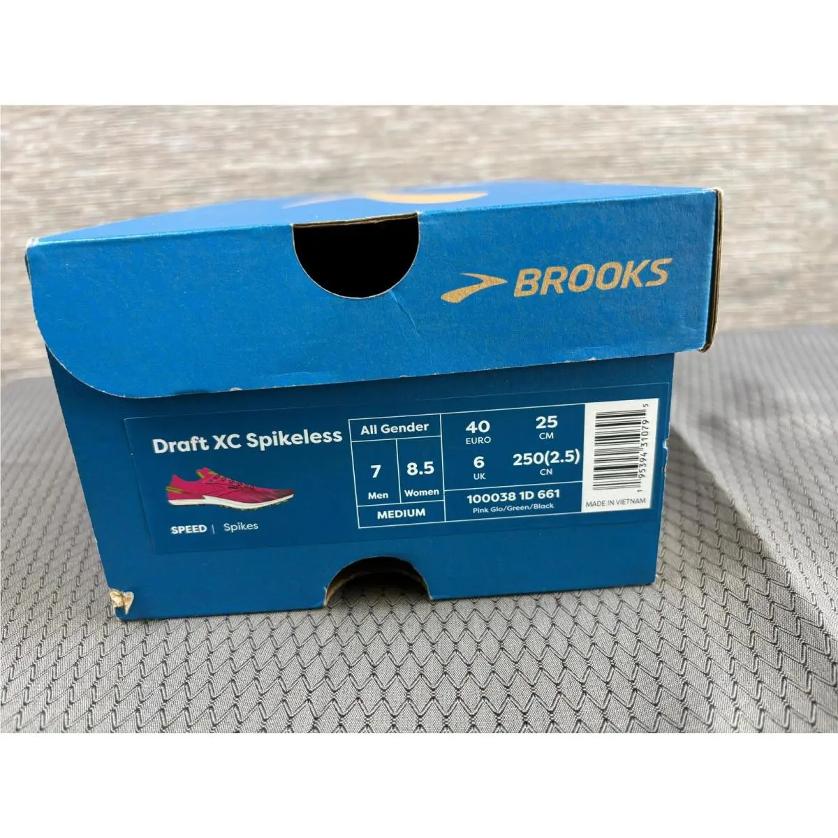 Brooks shoes - Brooks Draft XC Spikeless - Draft Spikeless - Pink 9