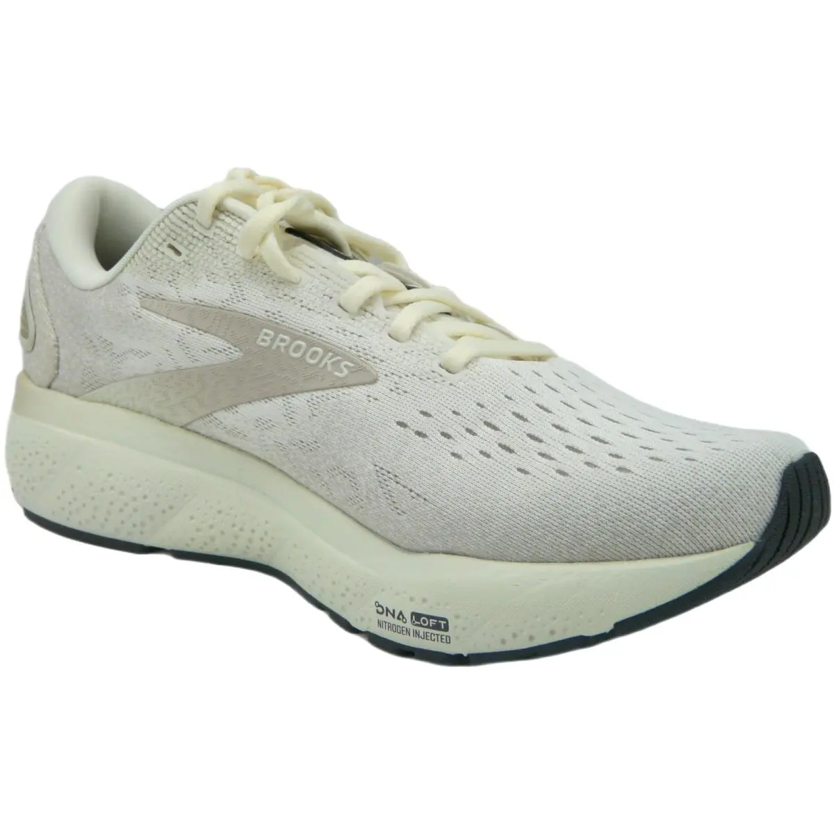 Brooks Men’s Ghost 16 Neutral Running Shoe Coconut/chateau/forged Iron US 13 - White