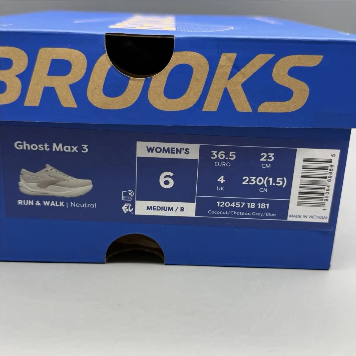 Brooks shoes - Brooks Ghost Max - Ghost Max - 1204571B181 - Multicolor (UPC: 0195394698565) 12